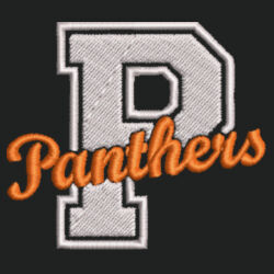 Panthers P Embroidered  - Youth V Neck Raglan Wind Shirt Design