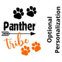 Panther Tribe Printed  - Custom 30 oz. White Stainless Steel Vacuum Insulated Water Bottle Design