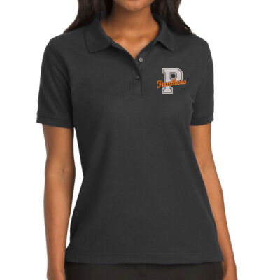 Panthers P Embroidered  - Ladies Silk Touch&#153; Polo Thumbnail