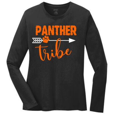 Panther Tribe Printed  - Ladies Long Sleeve Core Cotton Tee Thumbnail