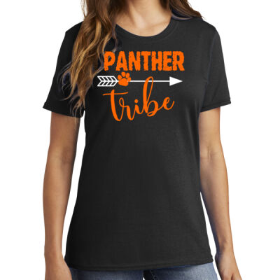 Panther Tribe Printed  - Ladies Core Cotton Tee Thumbnail