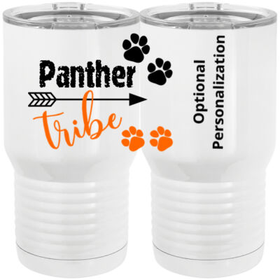 Panther Tribe Printed  - 20 oz. Tall Stainless Steel Vacuum Insulated Tumbler White Thumbnail