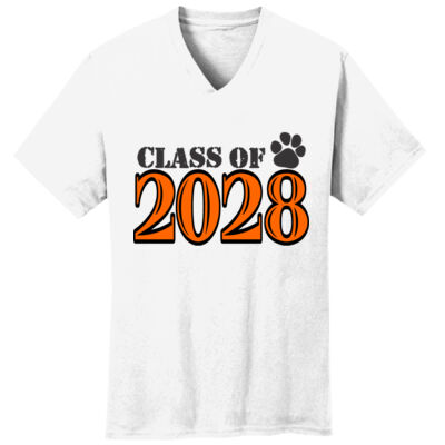 Class of Custom Year DTG Printed  - Core Cotton V Neck Tee Thumbnail