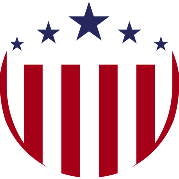 Round Patriotic Shield Thumbnail