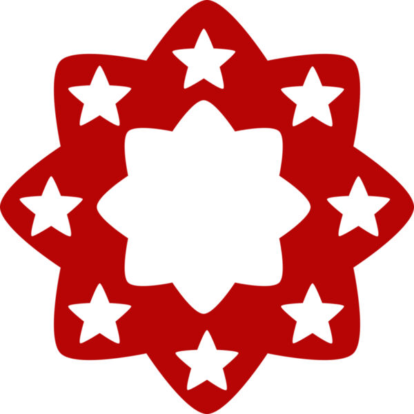 Patriotic Star Rosette Thumbnail