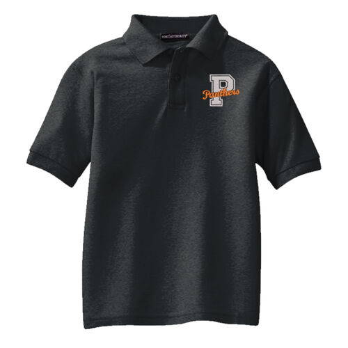 Panthers P Embroidered  - Youth Silk Touch™ Polo Thumbnail