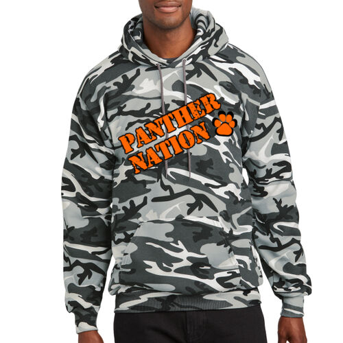 Panther Nation Printed - Core Fleece Camo Pullover Hooded Sweatshirt Thumbnail