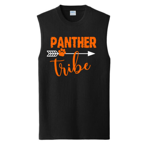 Panther Tribe Printed  - Core Cotton Sleeveless Tee Thumbnail