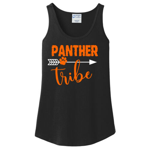 Panther Tribe Printed  - Ladies Core Cotton Tank Top Thumbnail