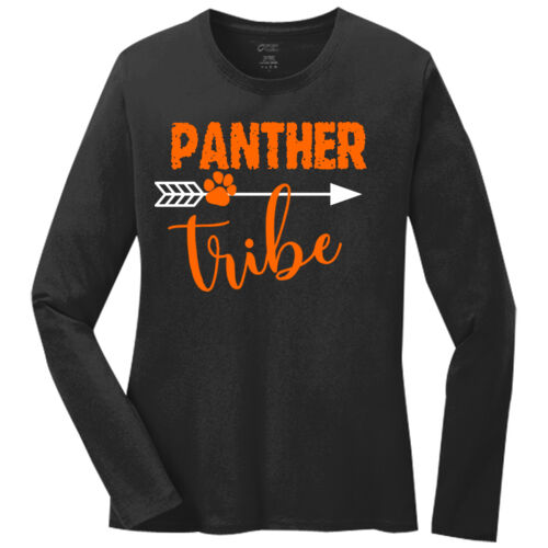 Panther Tribe Printed  - Ladies Long Sleeve Core Cotton Tee Thumbnail