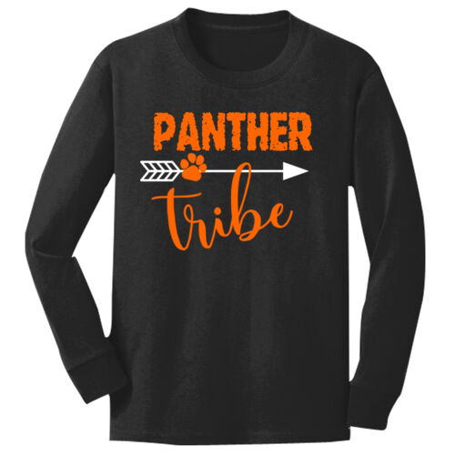 Panther Tribe Printed  - Youth Long Sleeve Core Cotton Tee Thumbnail
