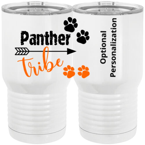 Panther Tribe Printed  - 20 oz. Tall Stainless Steel Vacuum Insulated Tumbler White Thumbnail