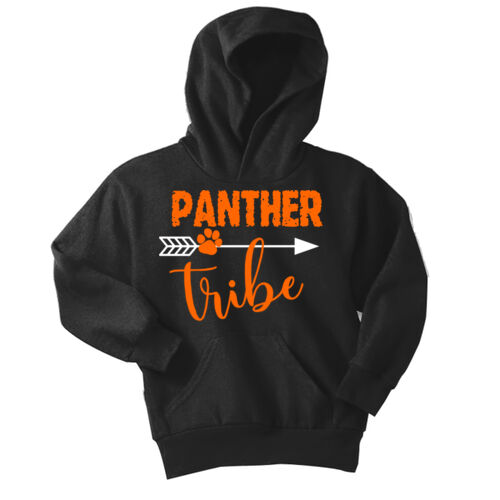 Panther Tribe Printed  - Youth Core Fleece Pullover Hooded Sweatshirt Thumbnail