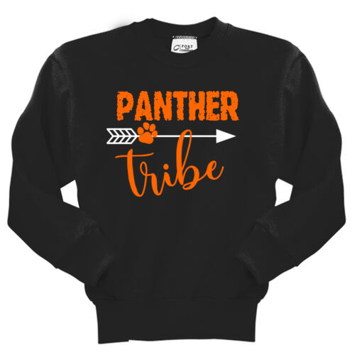 Panther Tribe Printed  - Youth Core Fleece Crewneck Sweatshirt Thumbnail