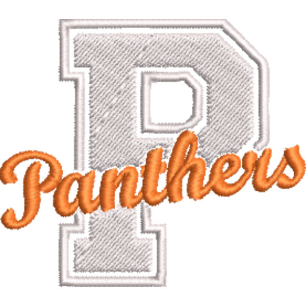 Panthers P White Cap Embroidery Thumbnail
