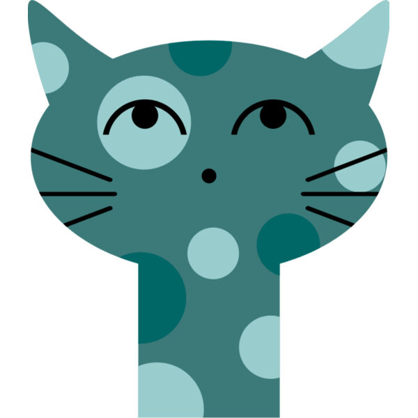 Colorful Polka Dot Cat 1 Thumbnail