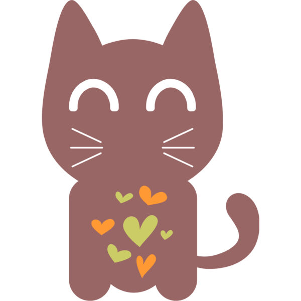 Colorful Heart Cat 1 Thumbnail