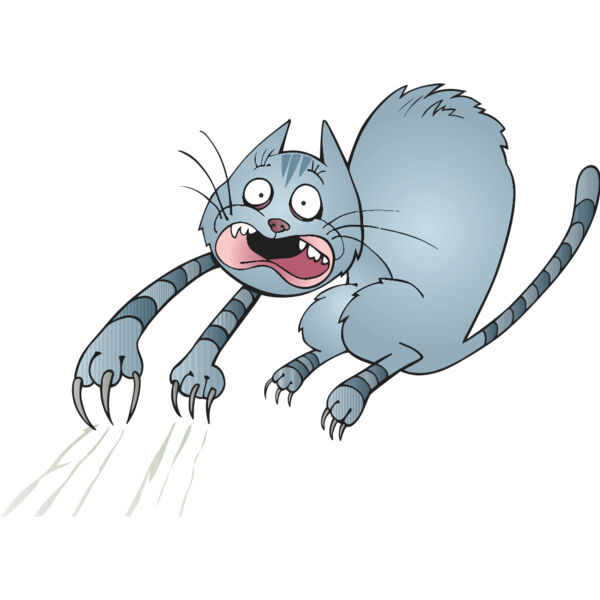 Colored Cartoon Cat 8 Thumbnail