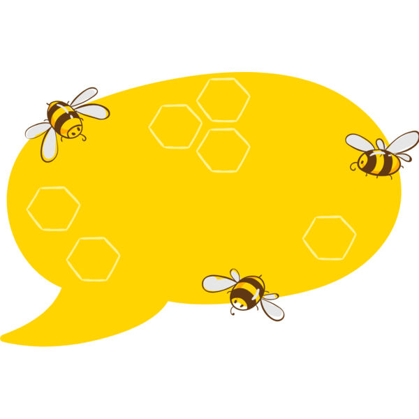 Bee Speech Bubble 1 Thumbnail