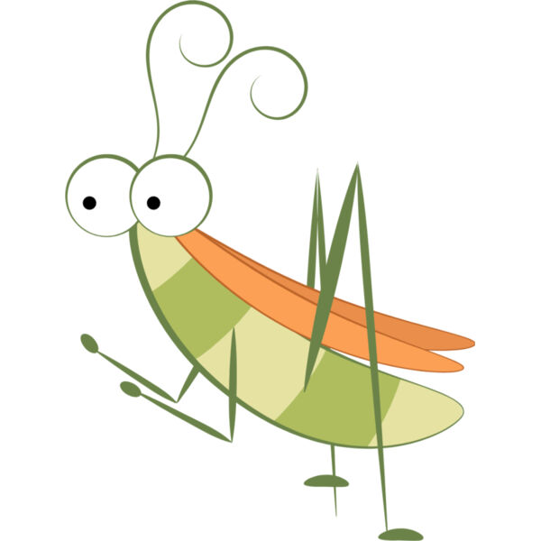 Cartoon Grasshopper 1 Thumbnail