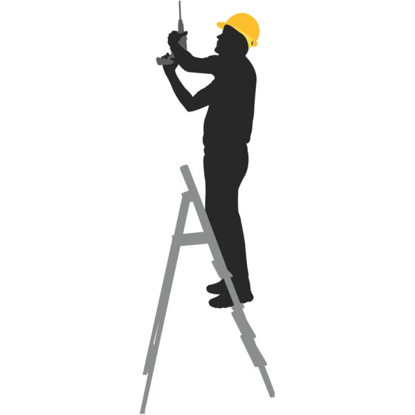 Construction Worker Silhouette 11 Thumbnail