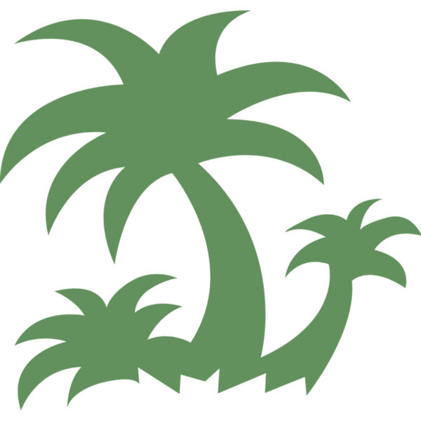 Summer Palm Tree Icon 3 Thumbnail