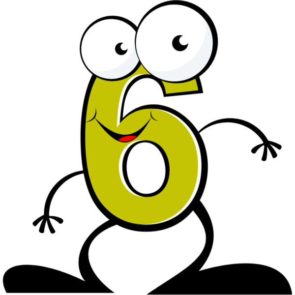 Cartoon Six 6 Thumbnail