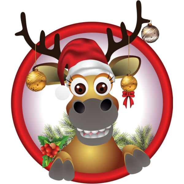 Christmas Reindeer Cute 1 Thumbnail