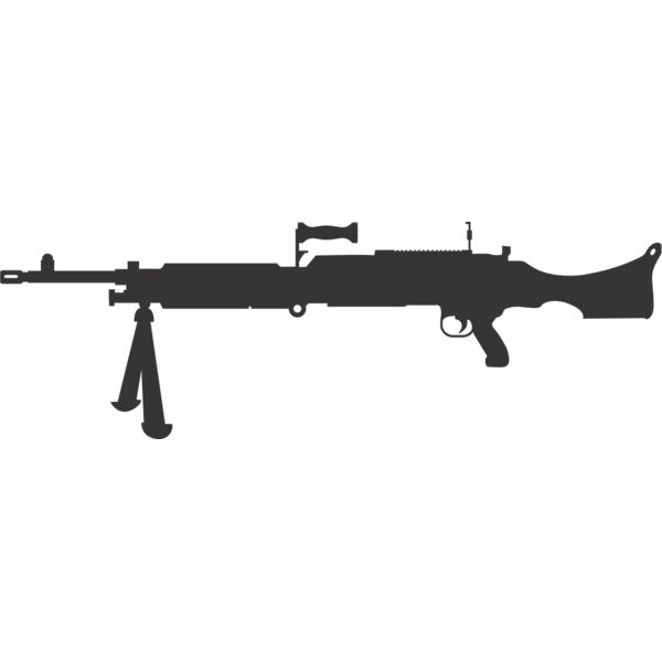 Machine Gun Silhouette 3 Thumbnail
