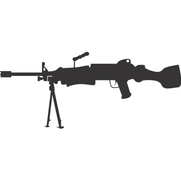 Machine Gun Silhouette 9 Thumbnail