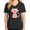 Ladies Core Cotton V-Neck Tee Thumbnail