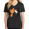 Ladies Core Cotton V-Neck Tee Thumbnail