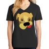 Ladies Core Cotton V-Neck Tee Thumbnail