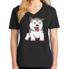 Ladies Core Cotton V-Neck Tee Thumbnail