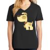 Ladies Core Cotton V-Neck Tee Thumbnail