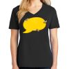 Ladies Core Cotton V-Neck Tee Thumbnail