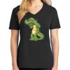 Ladies Core Cotton V-Neck Tee Thumbnail