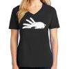 Ladies Core Cotton V-Neck Tee Thumbnail