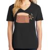 Ladies Core Cotton V-Neck Tee Thumbnail