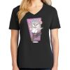 Ladies Core Cotton V-Neck Tee Thumbnail